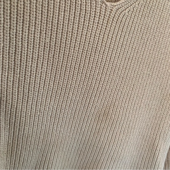J. Crew | Women's Tan V-Neck Sweater - Picture 14 of 15